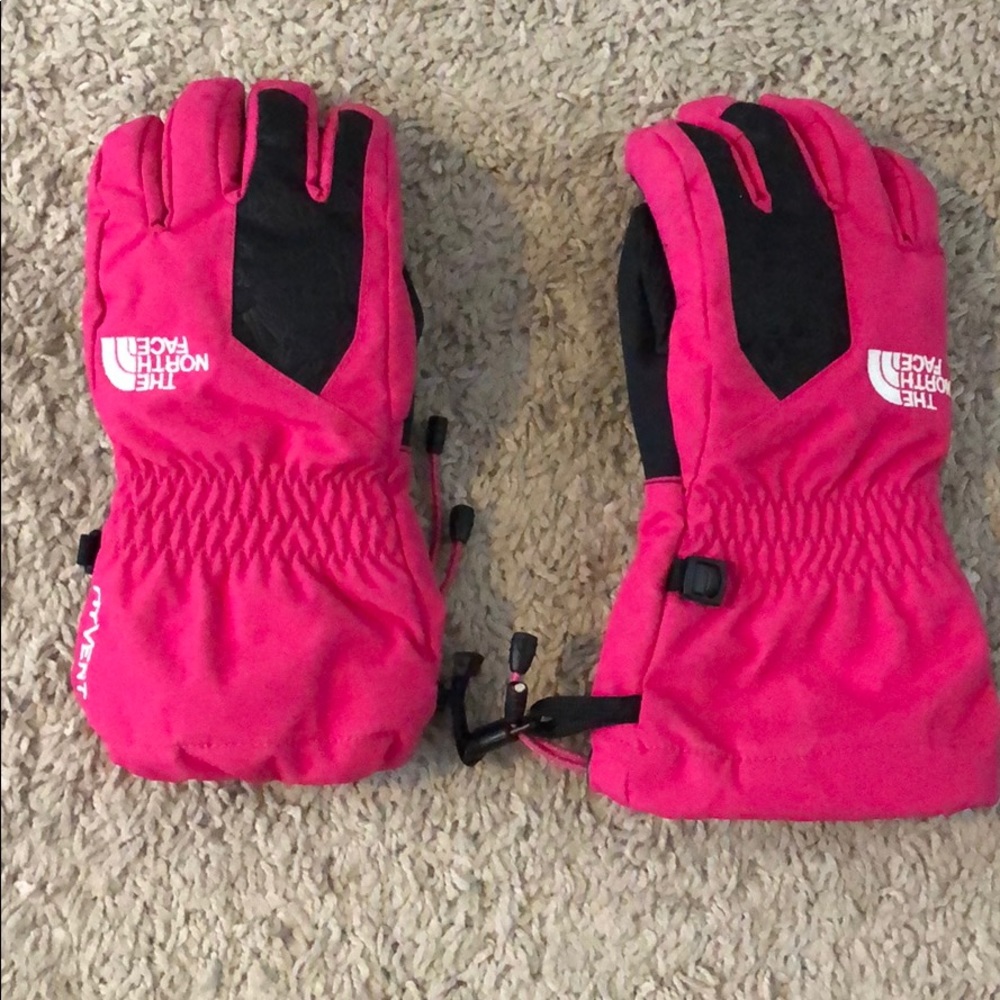 Girls North Face Gloves